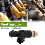 Fuel Injector No. 16450PWA003 for Honda Civic Hybrid (2003–2005) 1 Pc Black