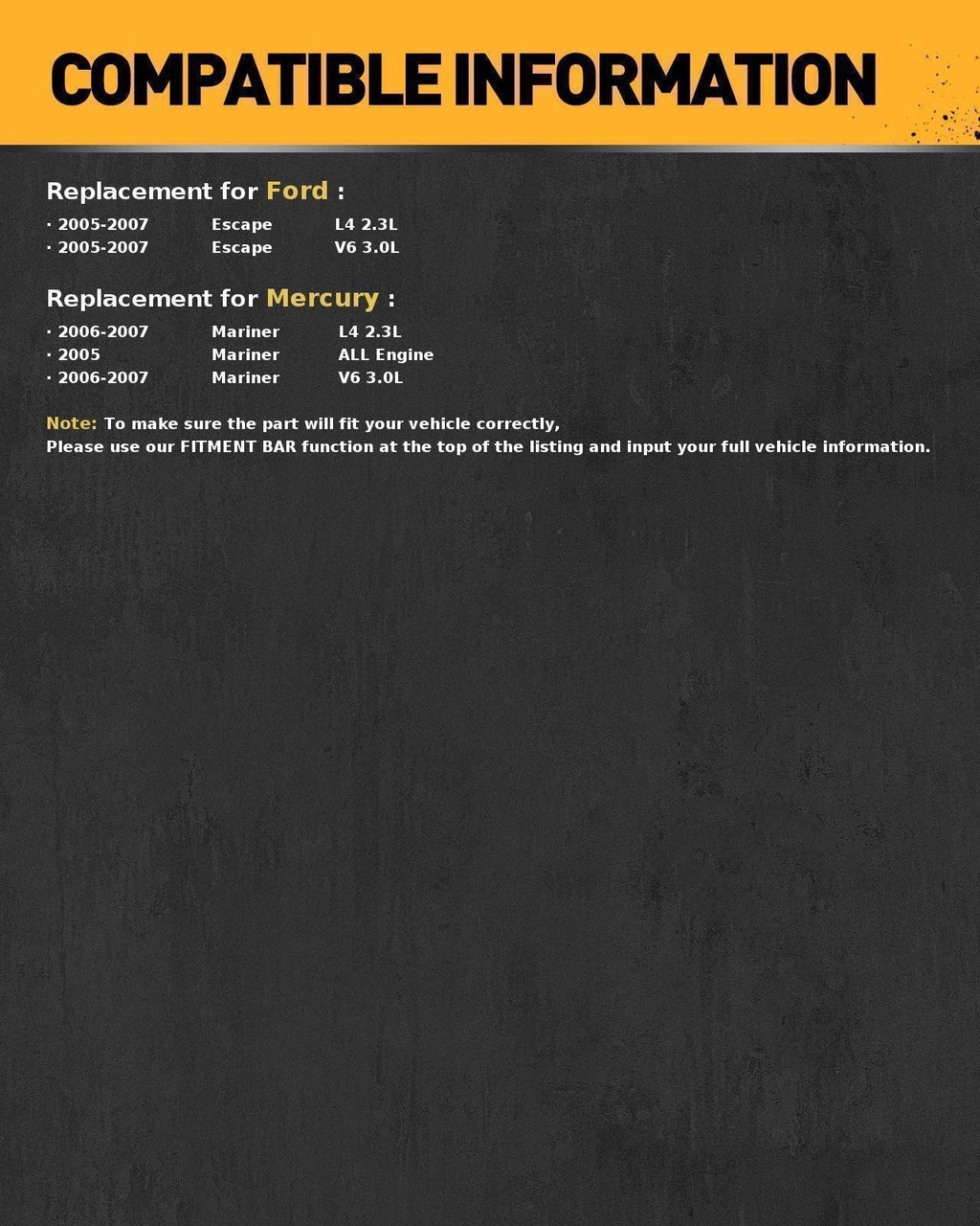 Fuel Pump Assembly for Ford Escape and Mercury Mariner (2005–2007)