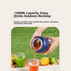 USB Portable Juicer 1300ml for On-the-Go Juice (ABS Body, 80W Motor)