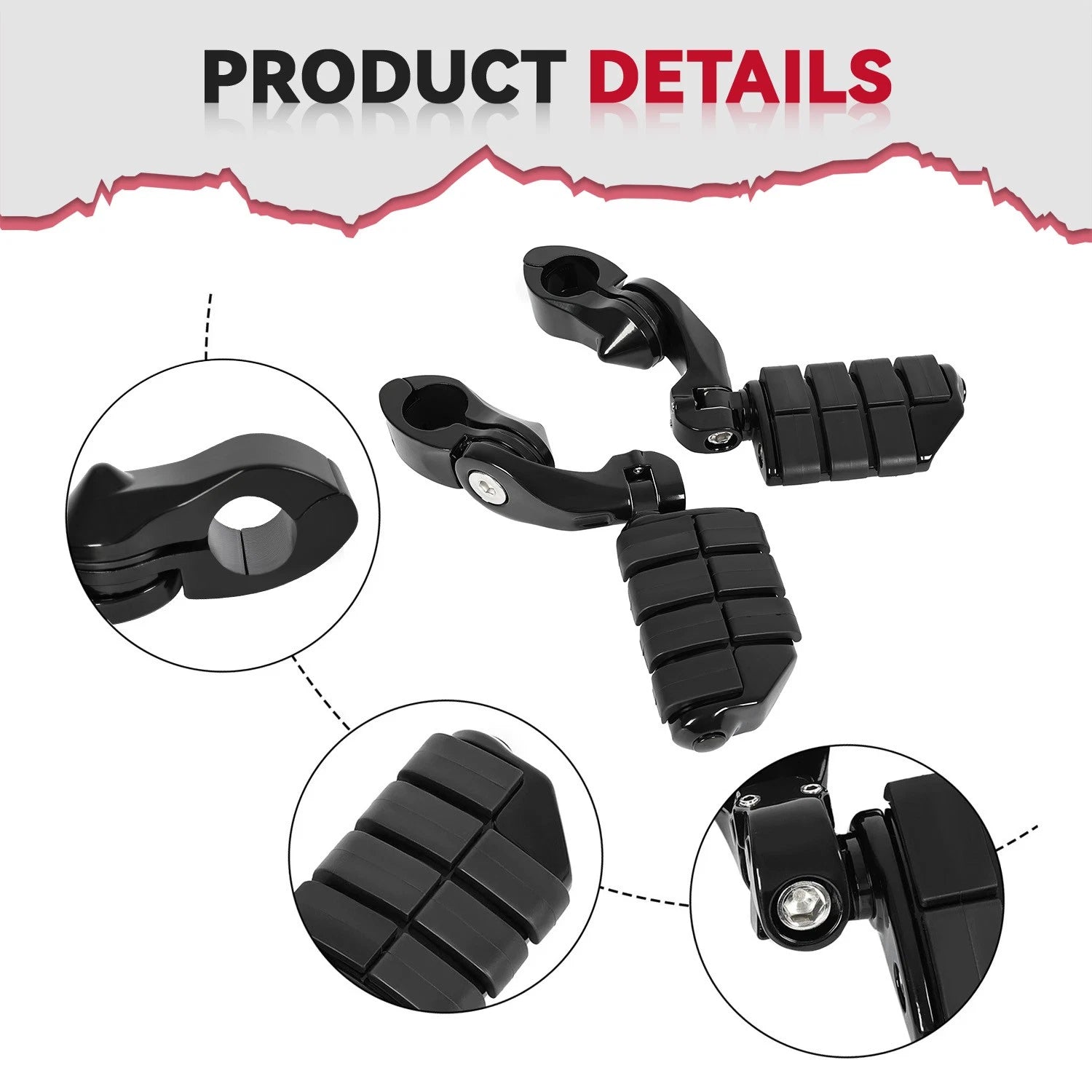 32mm Highway Foot Pegs for Harley Davidson Touring (2014-2023)