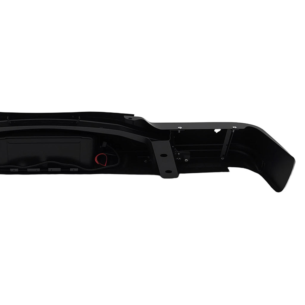 Black Steel Rear Bumper for Ford F-150 (2009-2014)