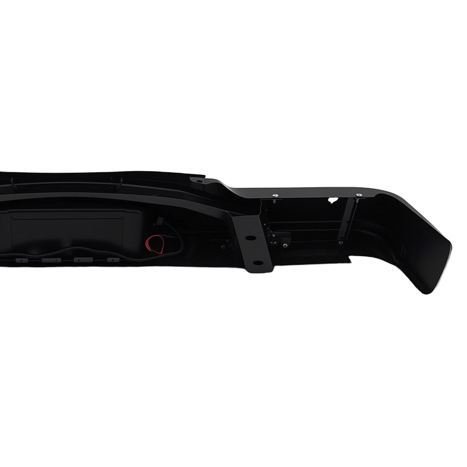 Black Steel Rear Bumper for Ford F-150 (2009-2014)