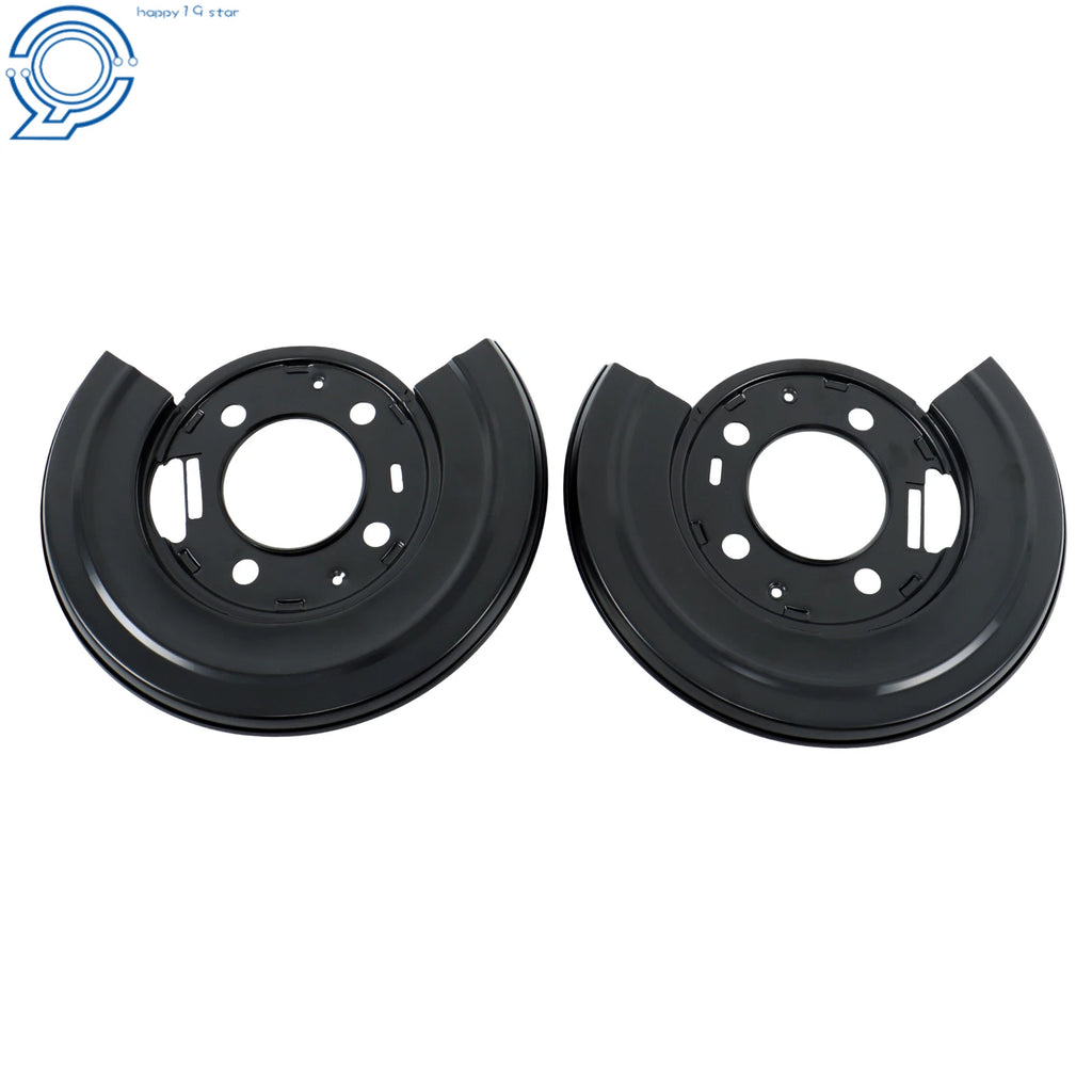 Set of 2 Rear Brake Dust Shields for Ford F-250 (2005–2010)