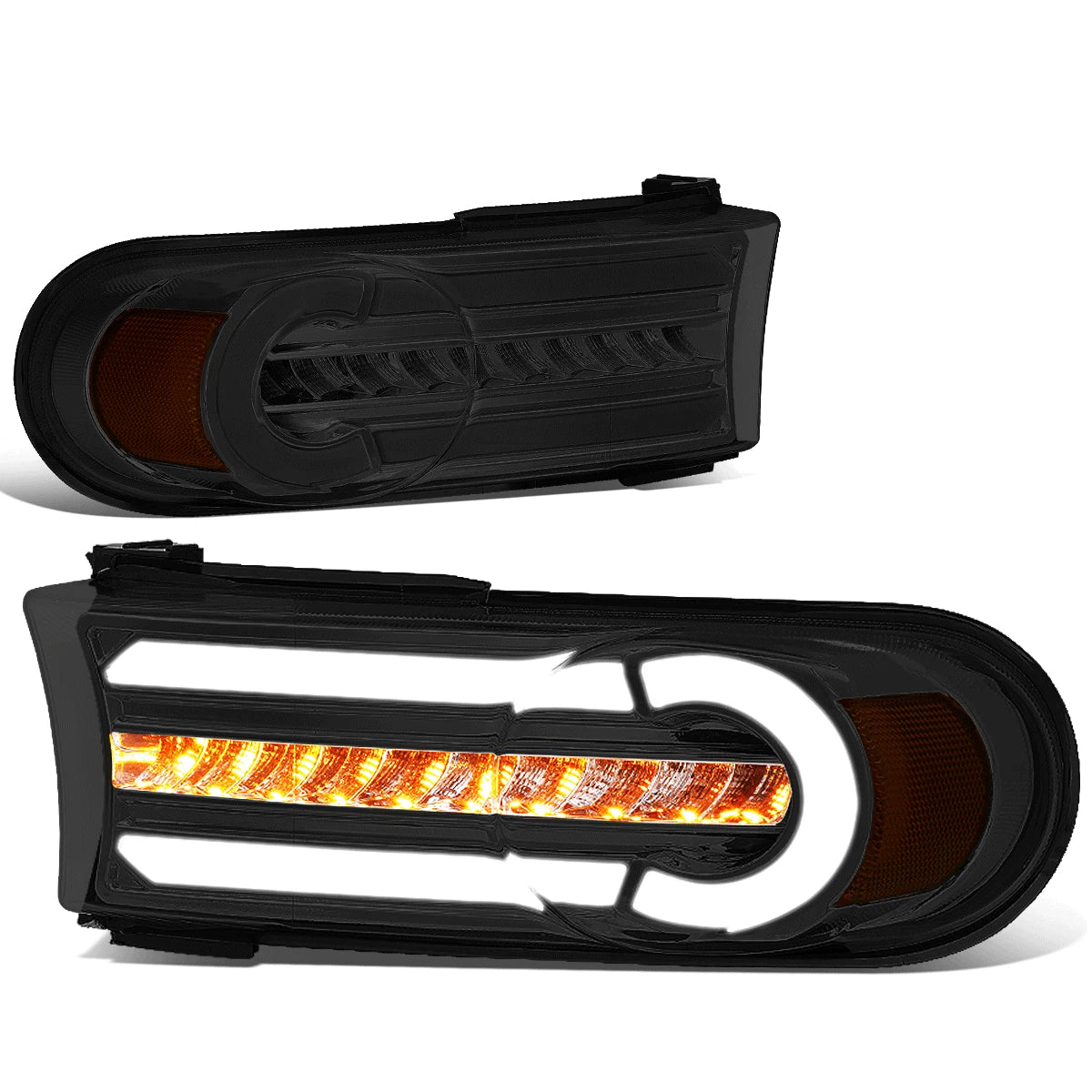 3D LED DRL + Sequential Turn Signal Bumper Light for FJ Cruiser (2007–2014)
