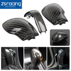 Shift Knob Gear Side Cover Carbon Fiber for VW Golf Jetta MK6 MK7 Passat B7 B8