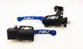 ASV F3 Front Brake Clutch Perch Levers Set of 2 Blue for Honda CRF450R (2002–2023)
