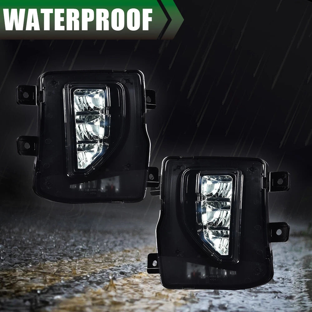 LED Smoke Bumper Fog Light Lamps for Chevy Silverado 1500 (2016–2018)