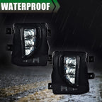 LED Smoke Bumper Fog Light Lamps for Chevy Silverado 1500 (2016–2018)