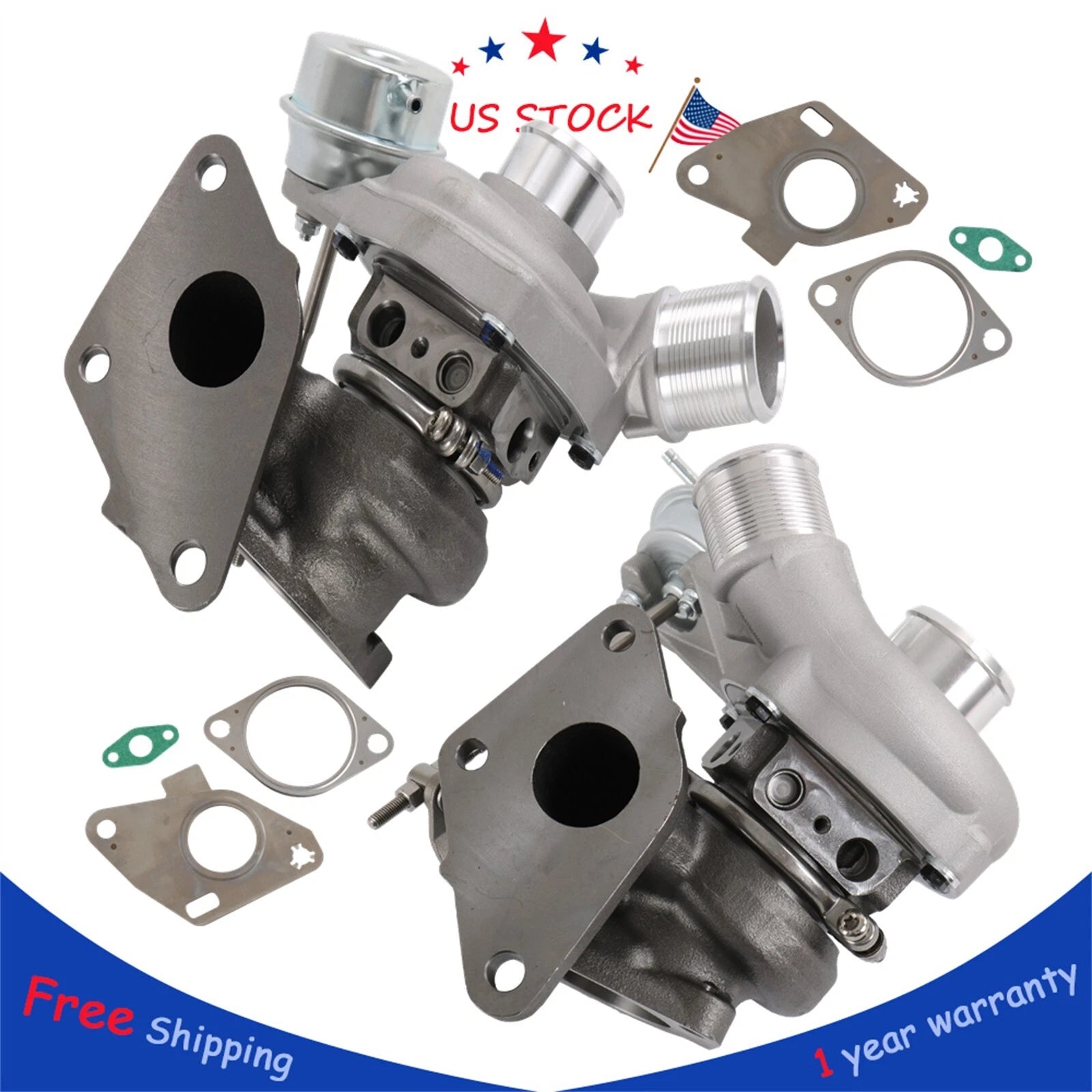 Turbocharger Set for Ford F-150 V6 2.7L (2015–2019)