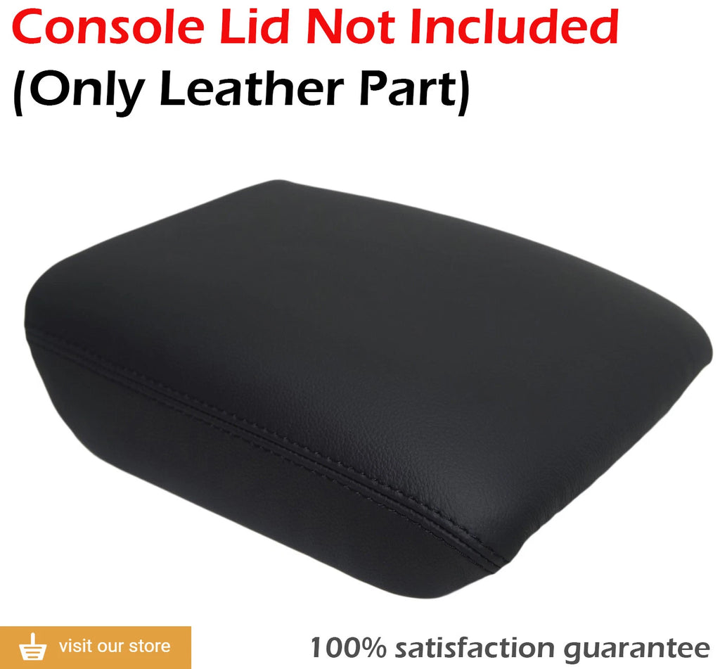 Center Console Armrest Cover for Honda Pilot (2003–2008) Black Leather