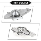 Water Pump for Honda Accord V6 3.0L 2003-2007 (2 x No.19200RDVJ01, 19200RCAA01)