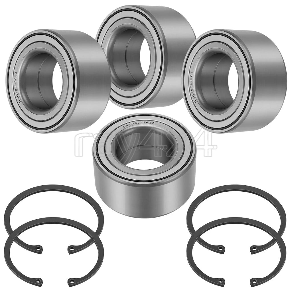 Set of 4 Front Rear Wheel Bearings for Honda Pioneer 1000 & 1000-5 (2016–2023) 91054-HL3-A41
