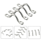 4 x Wire Eye Straps for Yacht Bow Camel Back Canopy