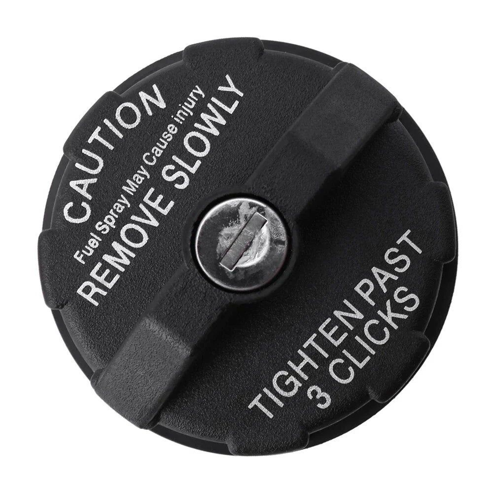 Black Locking Gas Fuel Cap for Jeep Wrangler (2007-2018)