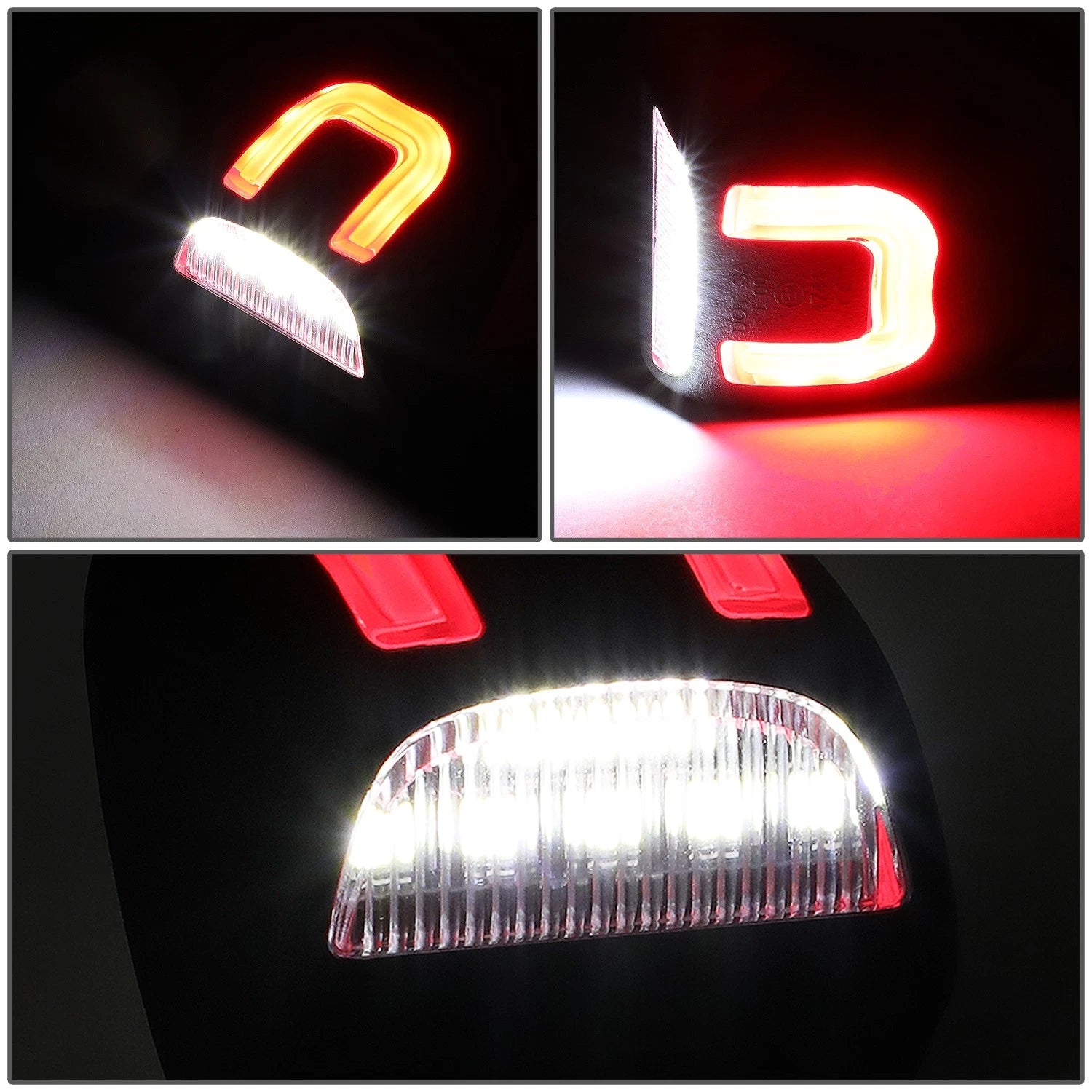 Red LED License Plate Lights for Chevrolet Silverado/Sierra/Tahoe (1999–2014)