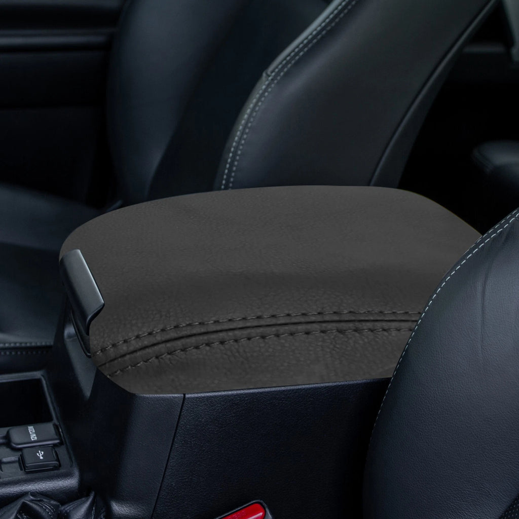 Center Console Cover for Toyota Prado (2010–2019) Armrest Pad Faux Leather Black