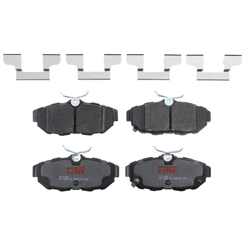 Set of 4 Disc Brake Pads for Ford Mustang (2011–2014)