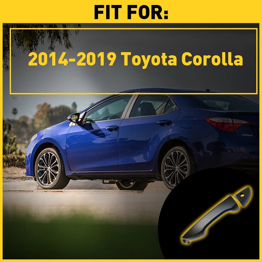 Exterior Door Handle for Toyota Corolla (2014–2019) Driver Front LH Black