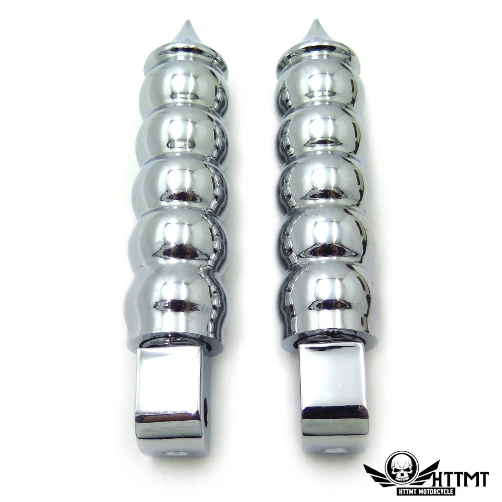 Chrome Calabash Footpegs for Yamaha Road Star Warrior (2002–2009)