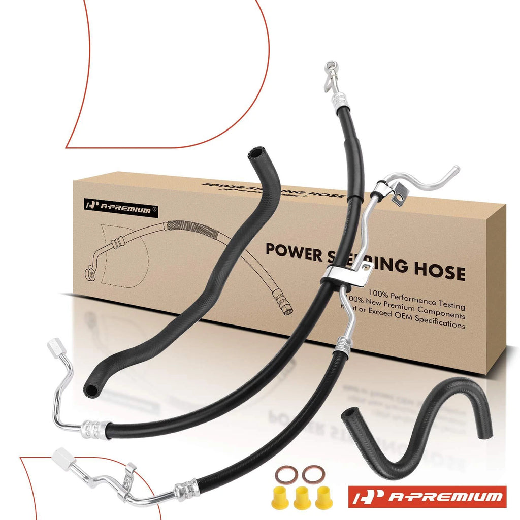 3X Power Steering Pressure & Return Hose for Subaru 