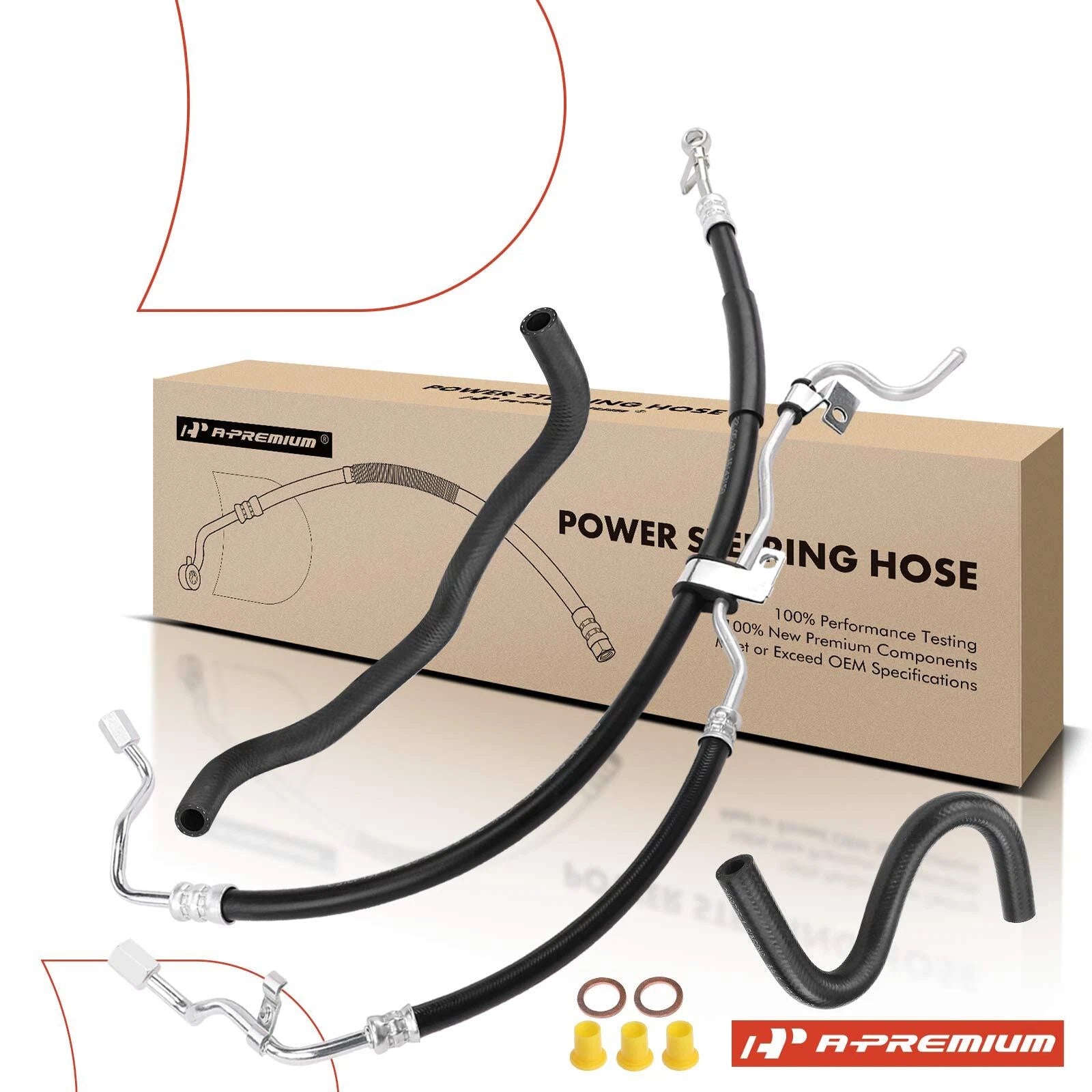3X Power Steering Pressure & Return Hose for Subaru 