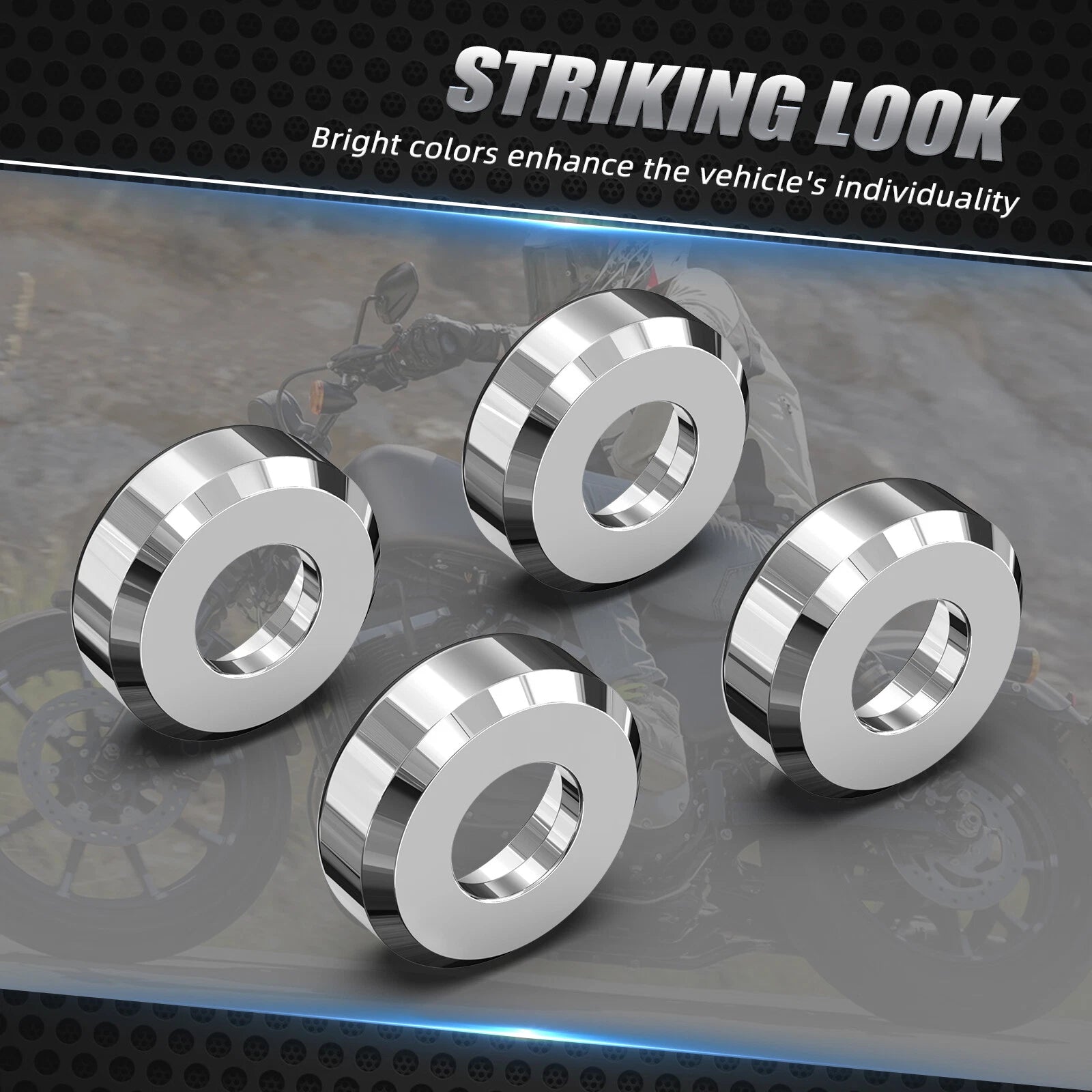 Shock Absorber Bracket Decorative Trims for Harley Seventy Two XL1200V (2016–2017)