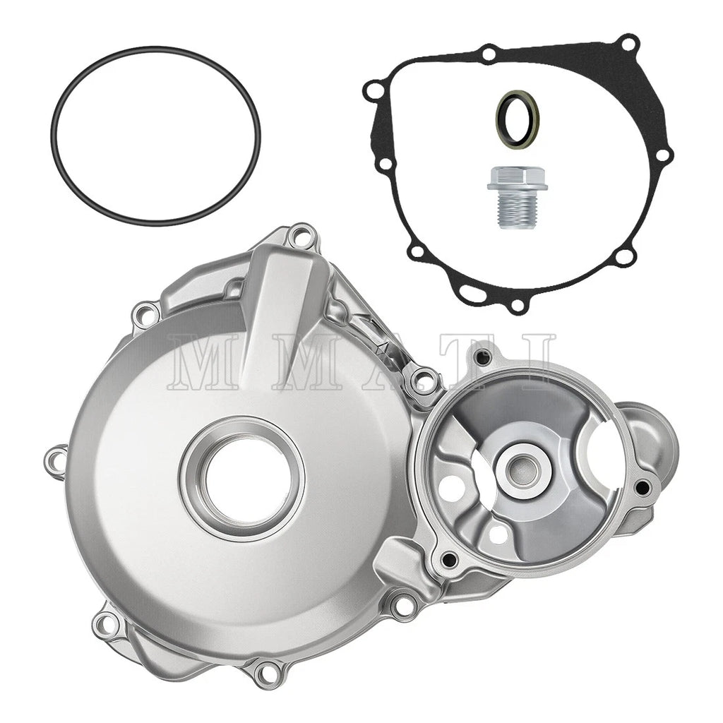 Left Side Engine Stator Magneto Cover Case w/ Gasket for Suzuki DRZ400S DRZ400SM (2000–2023)