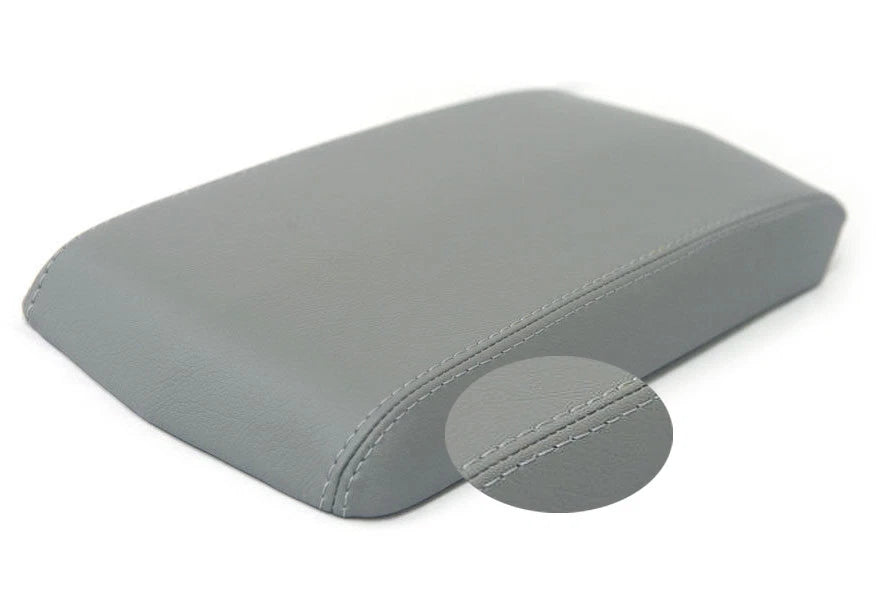 Center Console Armrest Cover for Cadillac CTS (2008–2014) Gray Leather