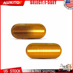2X Fender Sequential Amber LED Side Marker Lights for VW B5 B5.5 Passat (1999–2004)