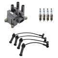 Set of 4 Denso Ignition Coil Wires & Bosch Iridium Spark Plugs for Ford Ranger (1998–2011)