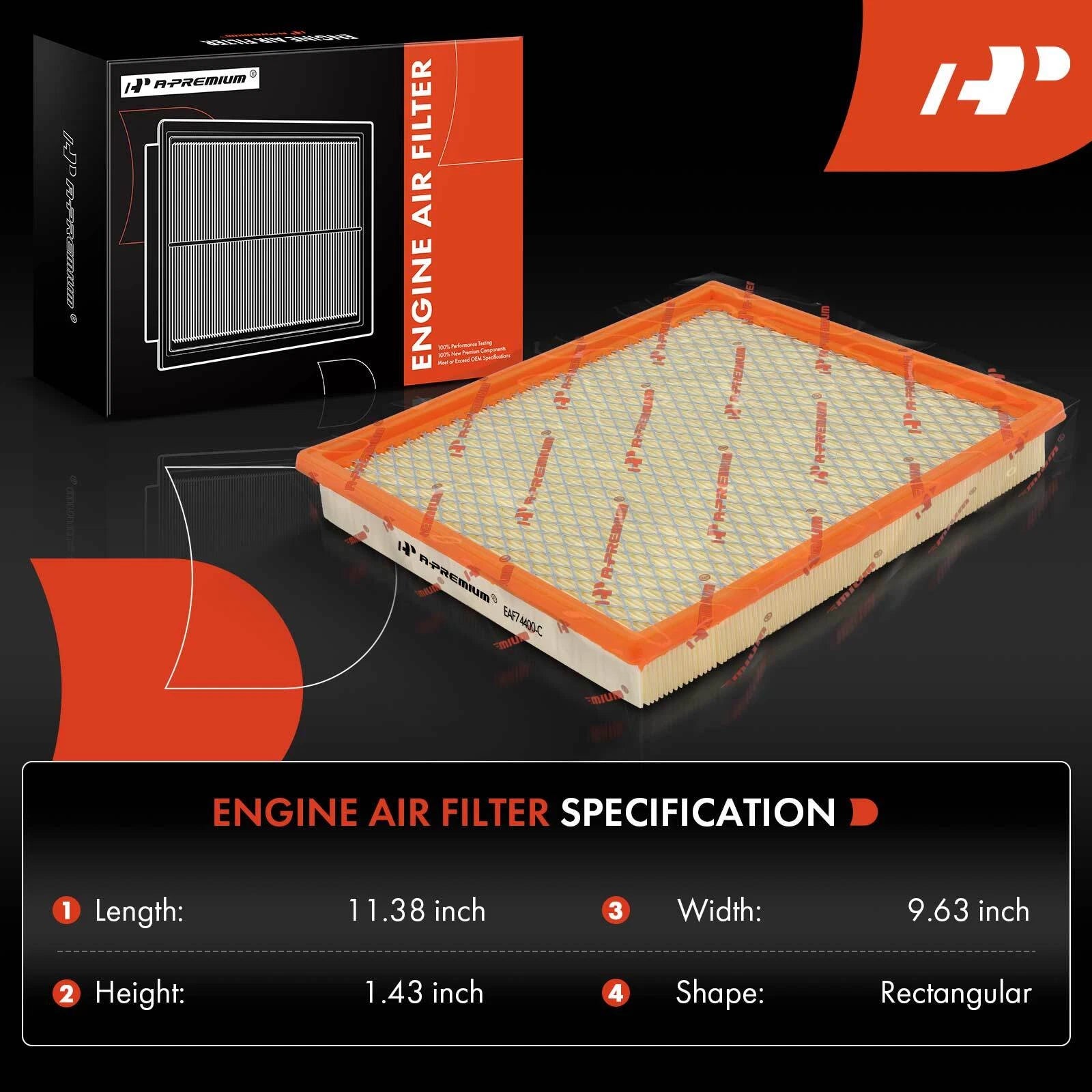 Engine Air Cleaner Filter Box with Air Filter for Nissan Xterra (2005-2011)
