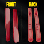 2X Red Rear Bumper Reflector Light for Toyota Corolla (2020-2022)