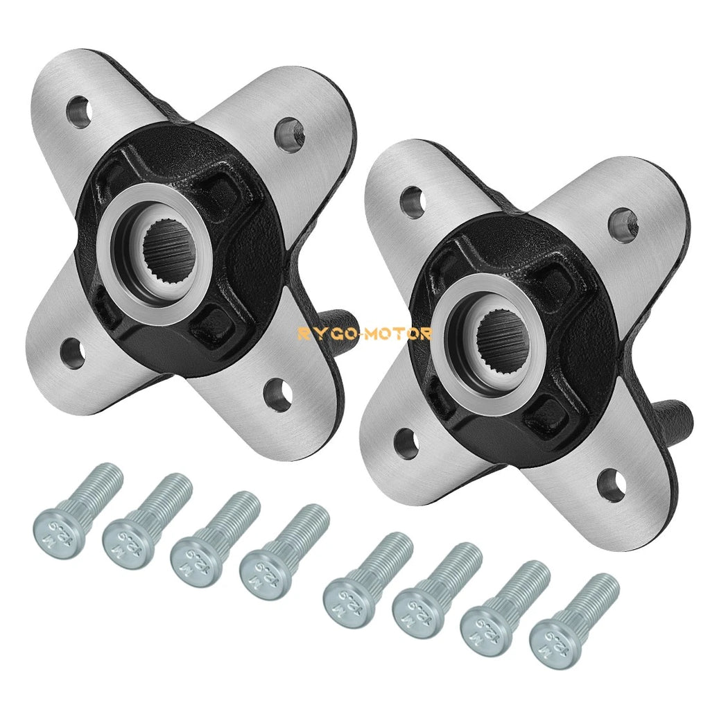 2 Front/Rear Wheel Hubs w/Bolt for Polaris RZR S 1000/S4 2016–2017, 2019–2025