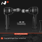 2X Front Outer Tie Rod End for Ford F-150, Lincoln Mark LT (2004-2008)