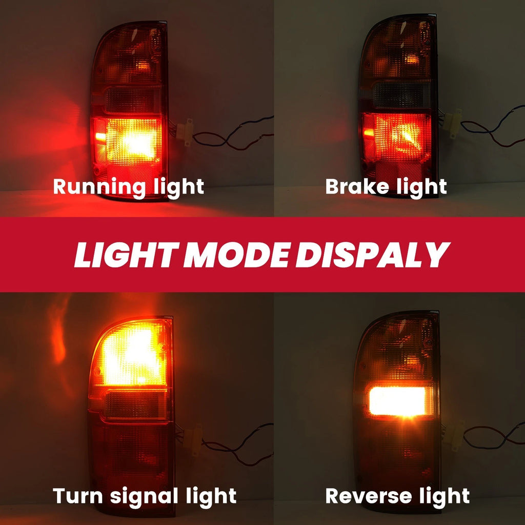 Tail Lights for Toyota Tacoma (1995–2000) w/Bulbs Left & Right 95-00