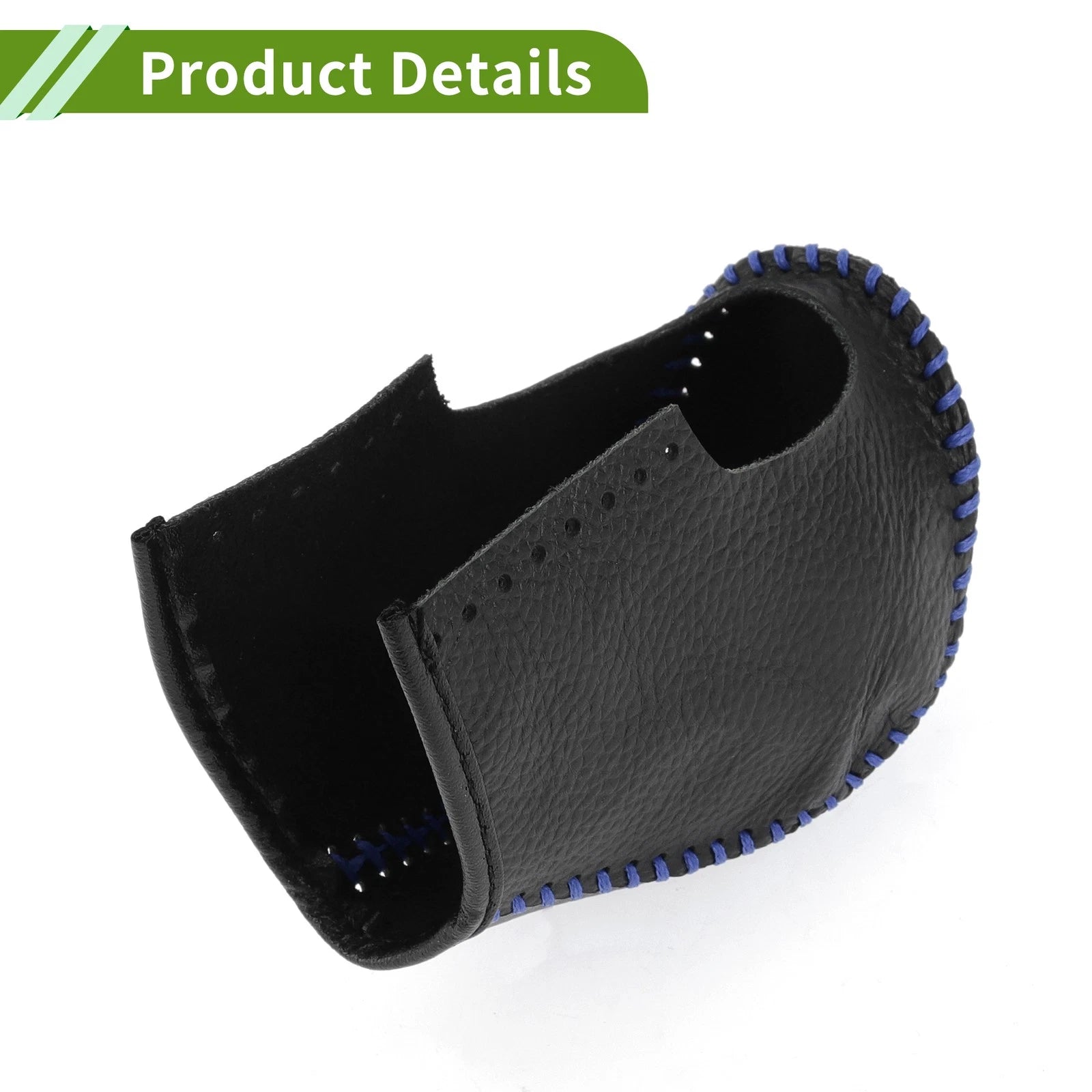 Gear Shift Knob Cover for Nissan Rogue (2017–2020) Pebbled Black Blue