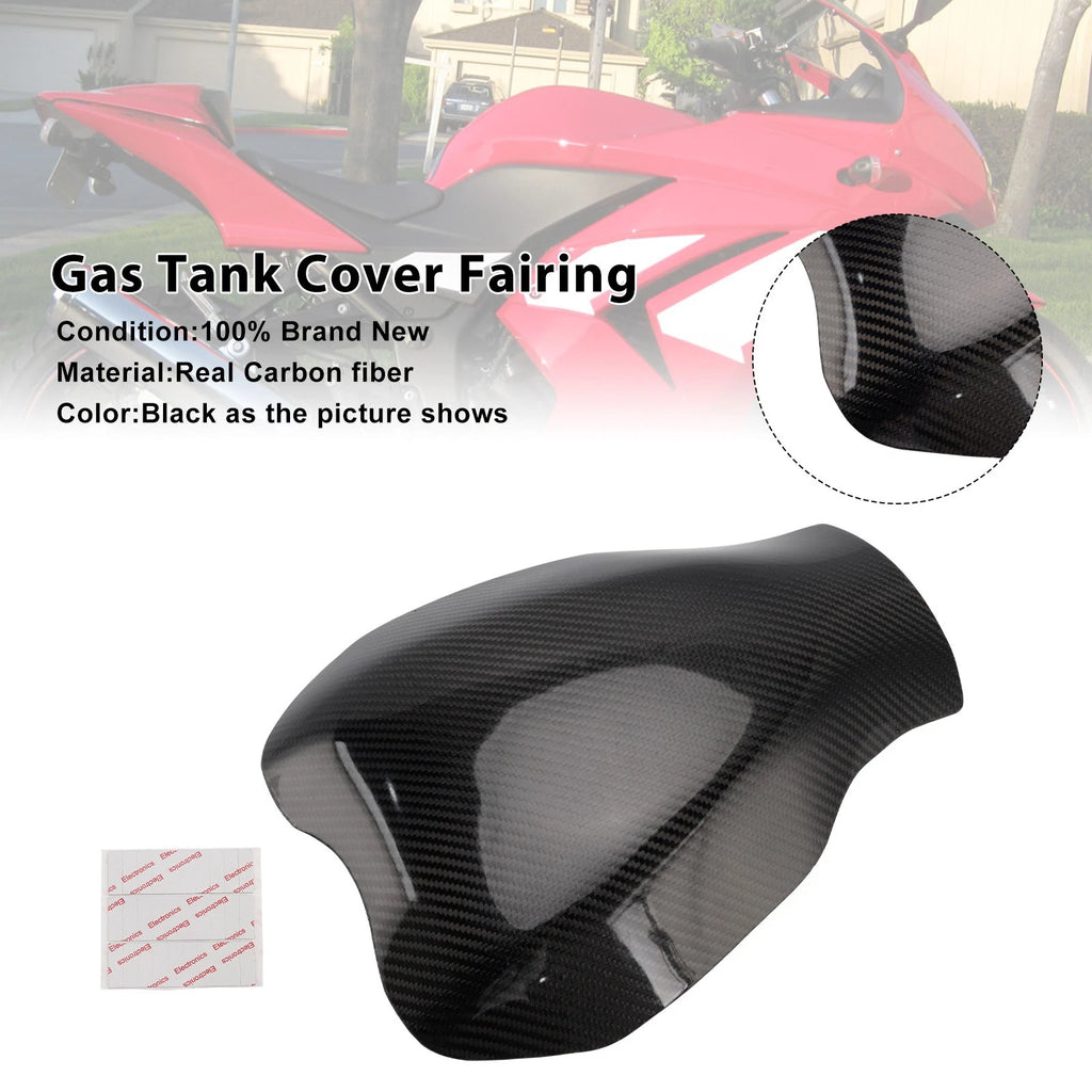 Carbon Fiber Tank Cover Fairing for Kawasaki Ninja 250 EX250 (2008–2012)