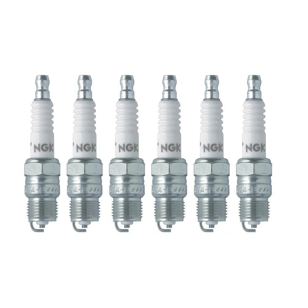 NGK Spark Plug Set (6 Pieces) for Racing (Gap 0.020)