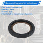 1 Pc Front Crankshaft Oil Seal for Volkswagen Touareg (2007–2016) No. 079103051G