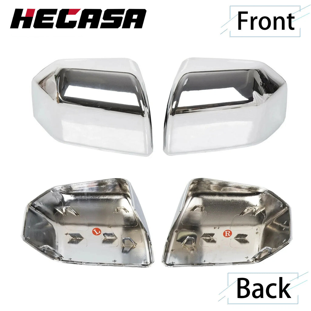 Set of 2 Chrome Mirror Covers for Ford F-150 (2015–2020)