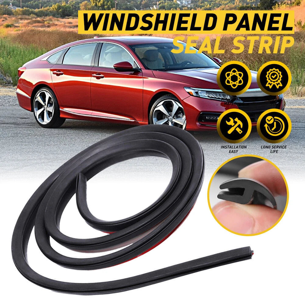 Front Windshield Panel Rubber Seal Strip for