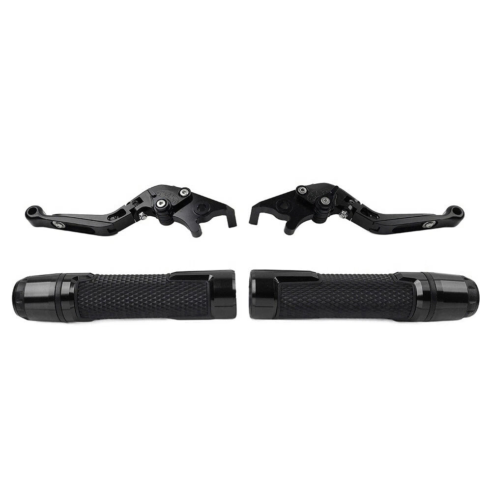 Black Extendable Brake Clutch Levers Set for Suzuki GSXR750 (2000–2008)