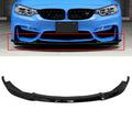 Glossy Black Front Bumper Lip Spoiler for BMW F80 M3 F82 F83 M4 (2015–2020)