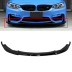 Glossy Black Front Bumper Lip Spoiler for BMW F80 M3 F82 F83 M4 (2015–2020)
