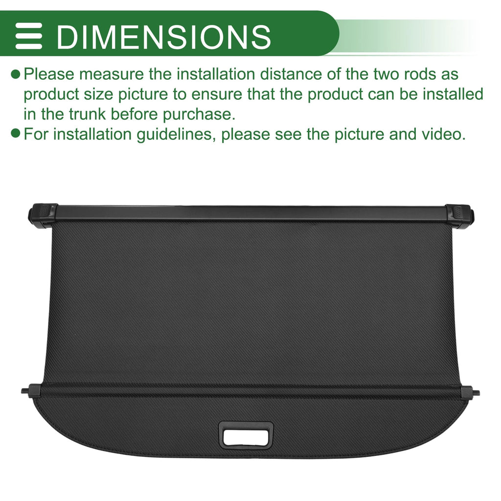 Retractable Cargo Cover for Chevrolet Menlo (2020–2023) Black Carbon Fiber