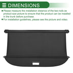 Retractable Cargo Cover for Chevrolet Menlo (2020–2023) Black Carbon Fiber