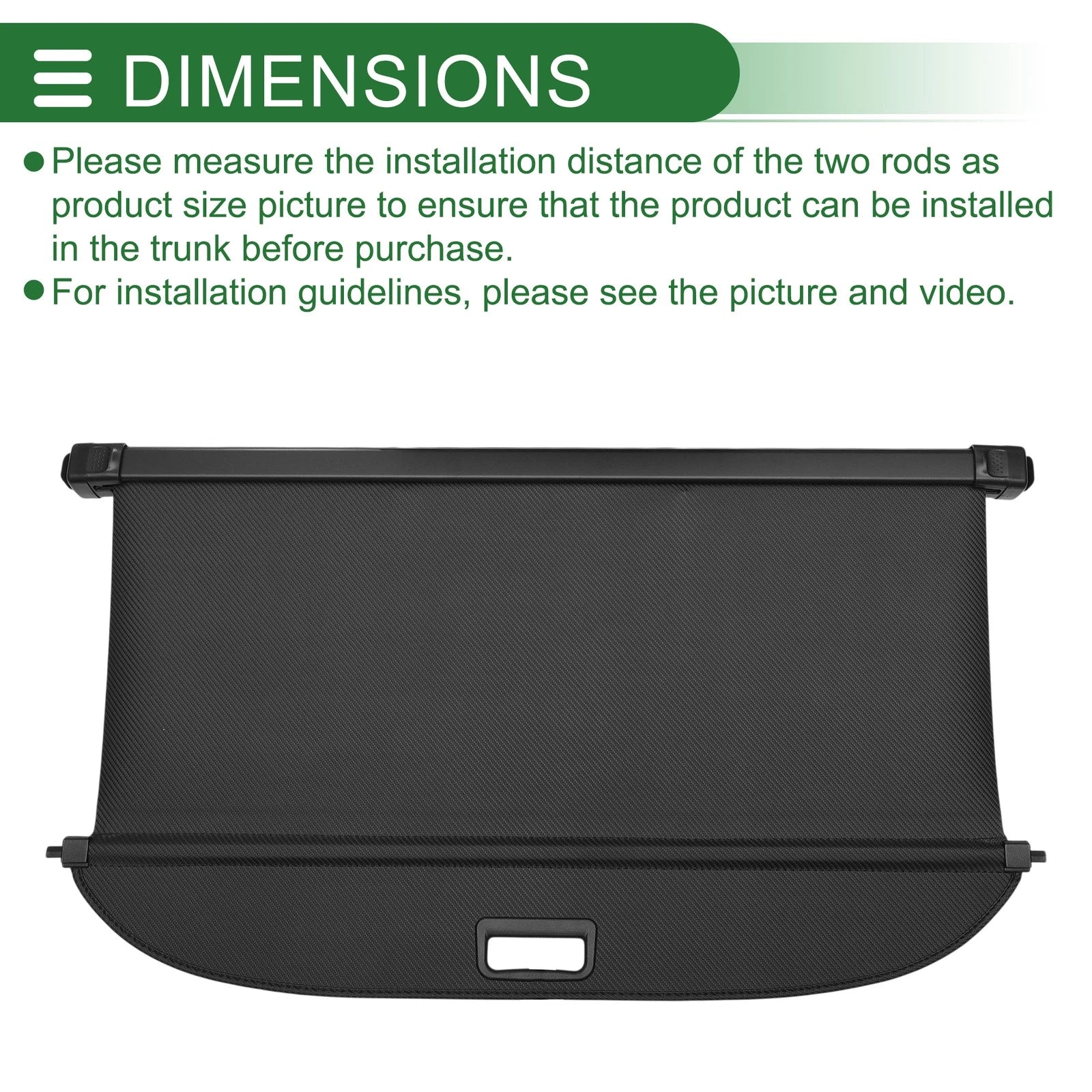 Retractable Cargo Cover for Chevrolet Menlo (2020–2023) Black Carbon Fiber