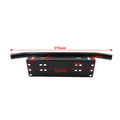 Silver Bull Bar Front License Plate Mount Bracket for Off-Road Lights