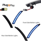 Set of 4 Ice Blue LED Side Marker Lights for Mini Cooper (2007–2013)