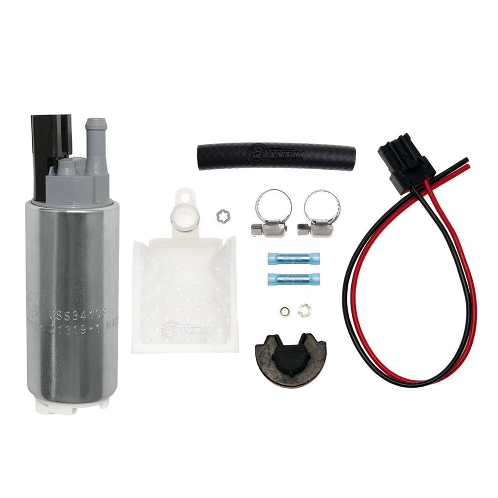 Walbro/TI Fuel Pump 255LPH for Ford Probe Mazda MX-6 (1988–1992) +QFS Kit